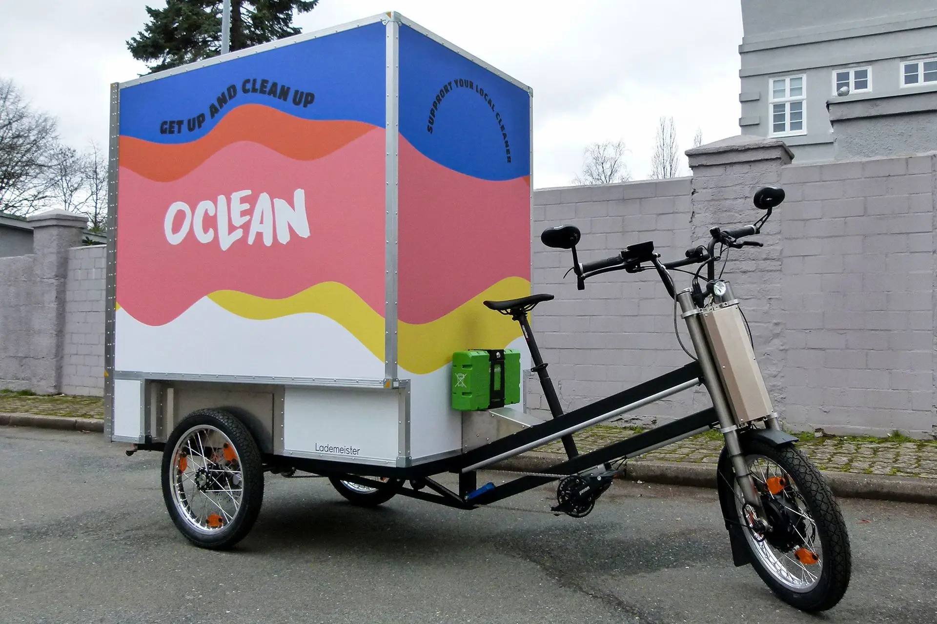 oclean-Folierung auf E-Bike oclean-Folierung auf E-Bike