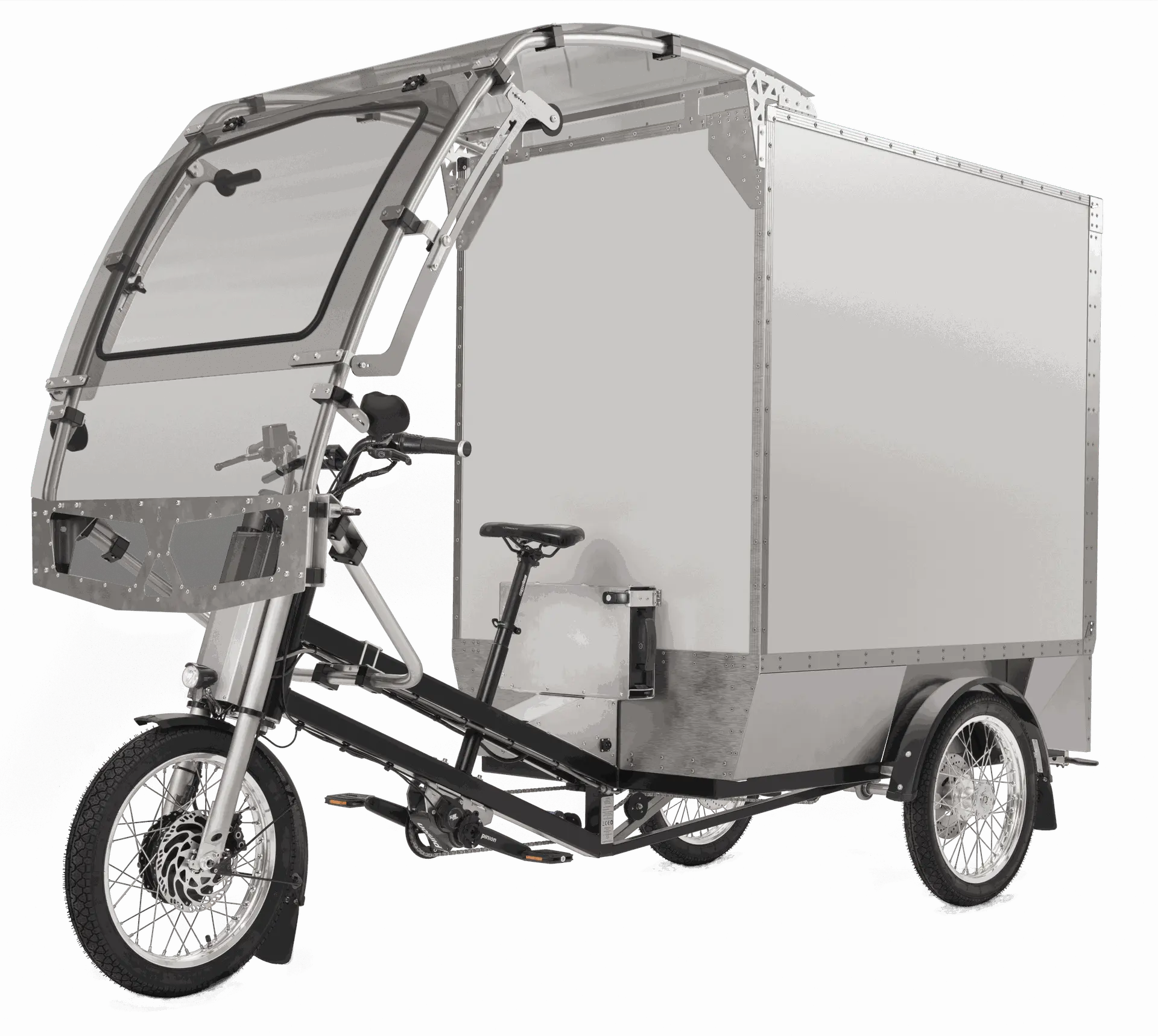 Lademeister Transportfahrrad mit Wetterschutz in Hamburg-Altona